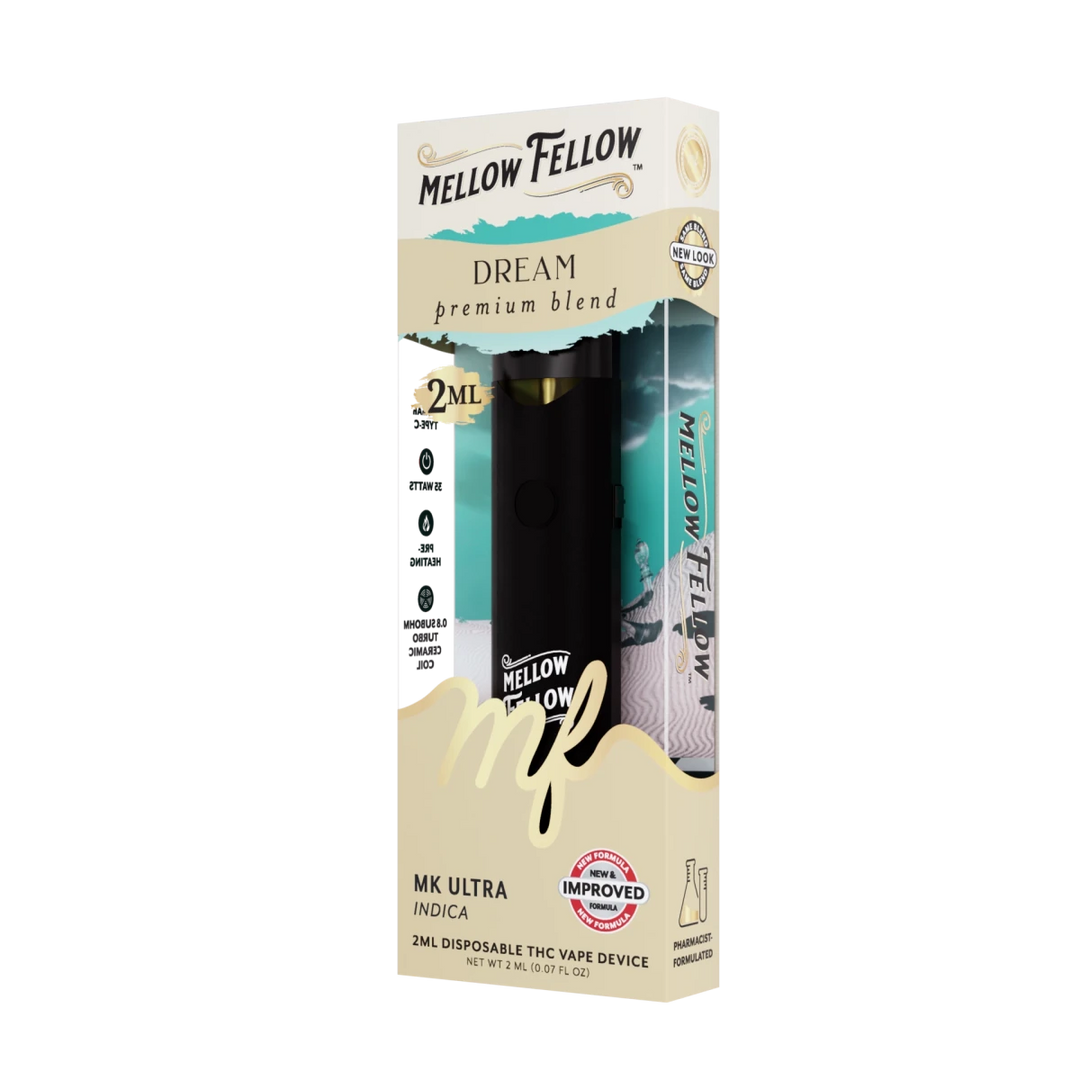 Dream Blend 2ml Disposable Vape - MK Ultra (Indica) - Mellow Fellow