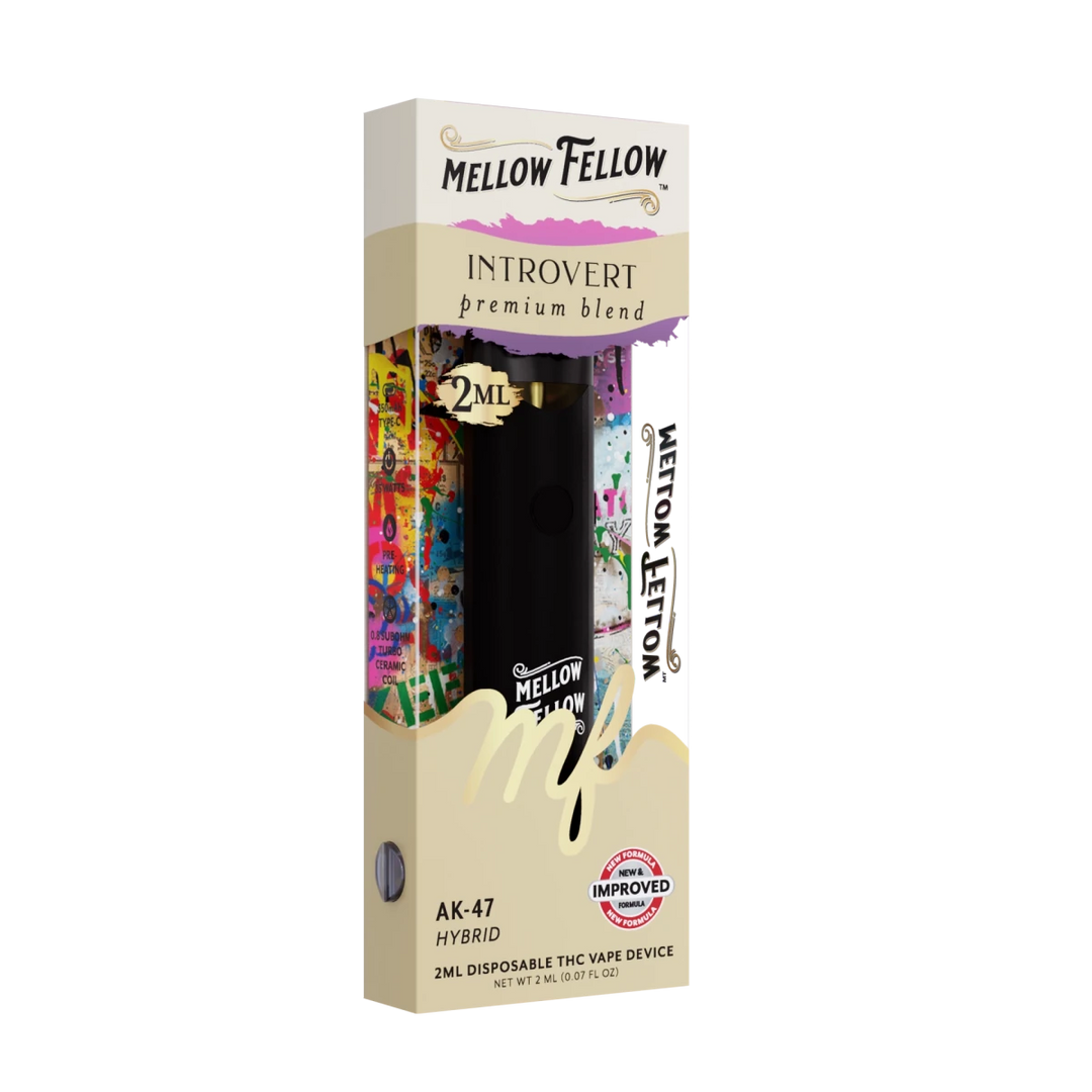 Introvert Blend 2ml Disposable Vape - AK - 47 (Hybrid) - Mellow Fellow