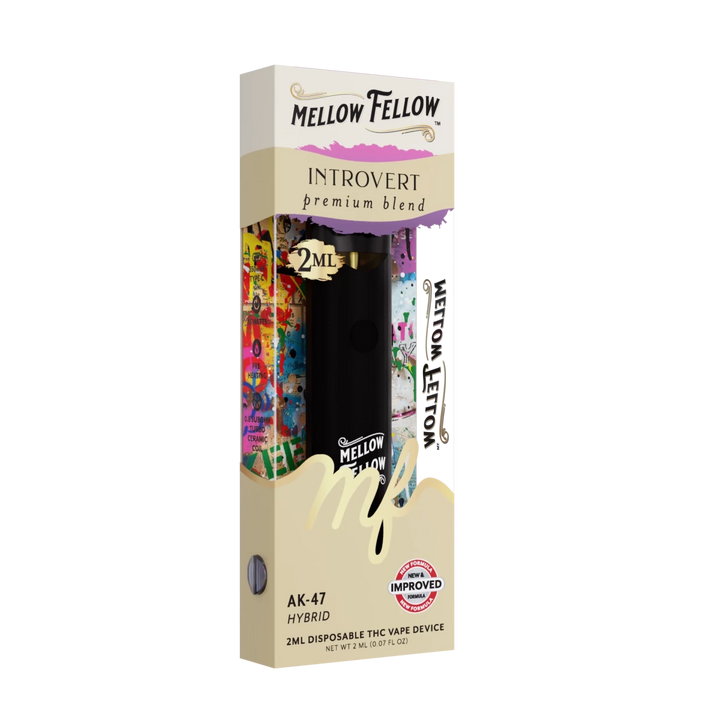 Introvert Blend 2ml Disposable Vape - AK - 47 (Hybrid) - Mellow Fellow