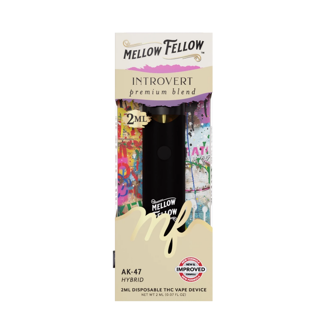 Introvert Blend 2ml Disposable Vape - AK - 47 (Hybrid) - Mellow Fellow
