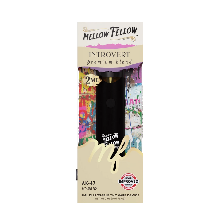 Introvert Blend 2ml Disposable Vape - AK - 47 (Hybrid) - Mellow Fellow