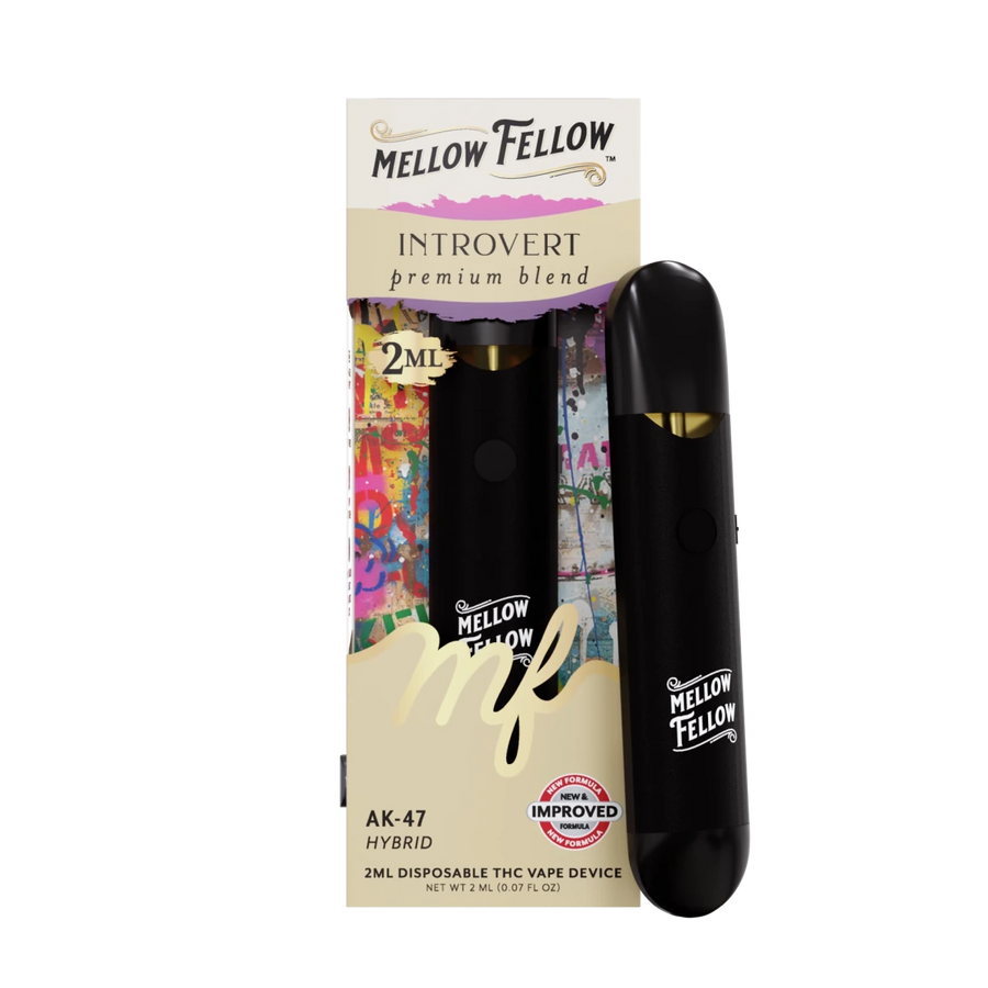 Introvert Blend 2ml Disposable Vape - AK - 47 (Hybrid) - Mellow Fellow