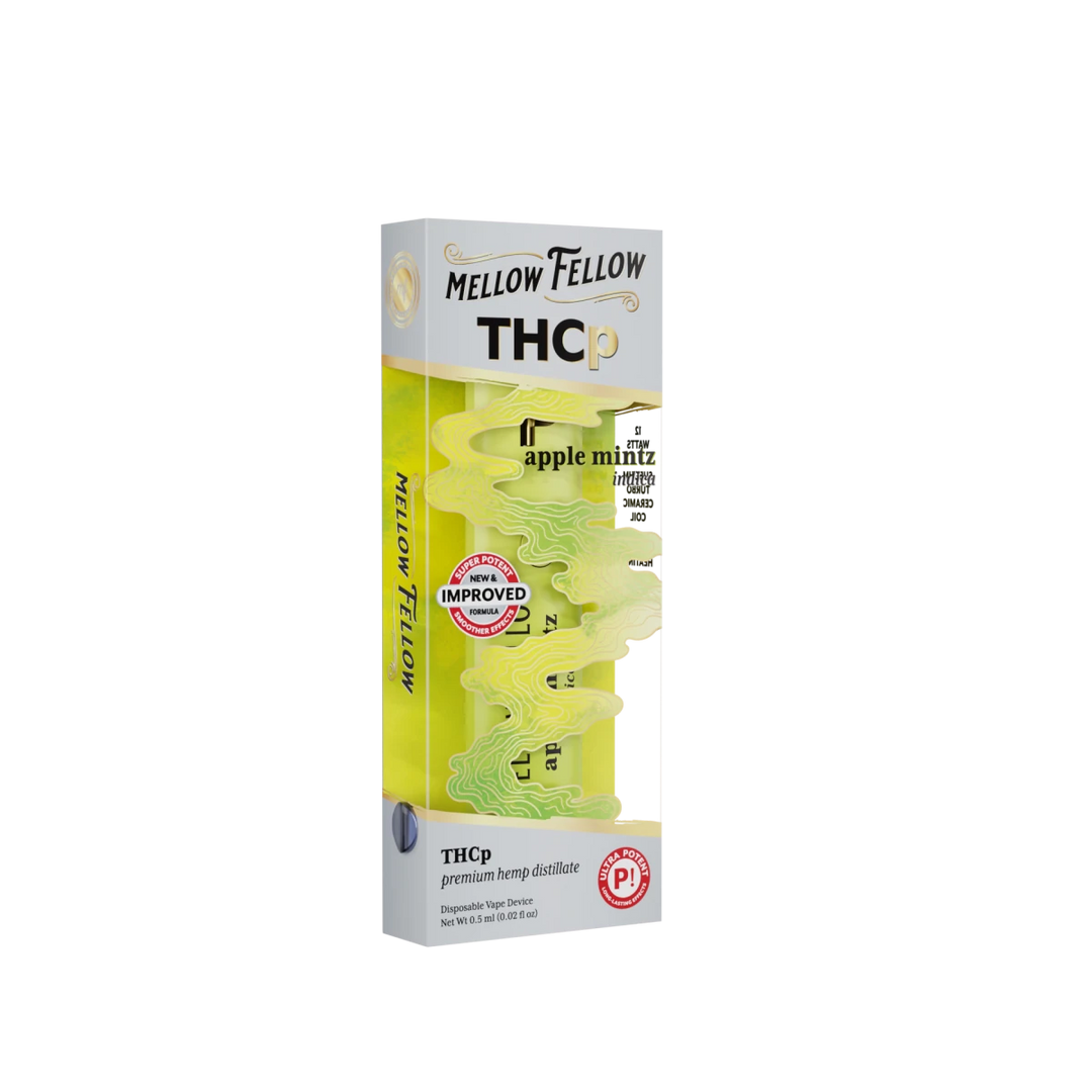 THCp 0.5g Disposable Vape - Apple Mintz (Indica) - Mellow Fellow