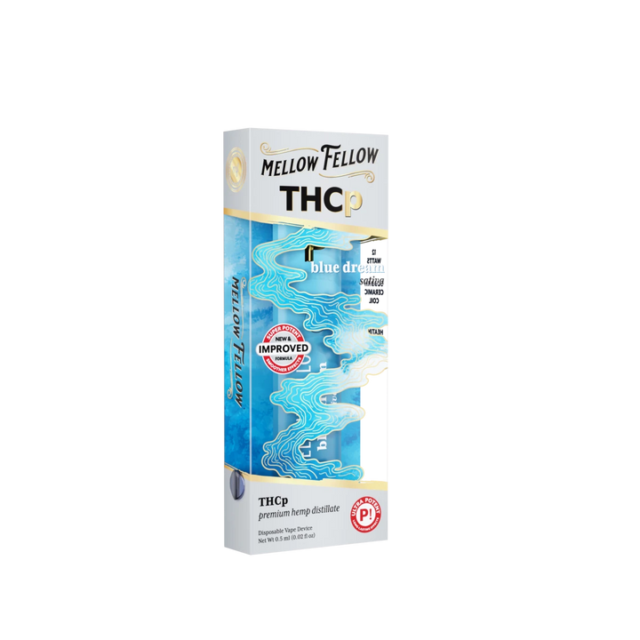 THCp 0.5g Disposable Vape - Blue Dream (Sativa) - Mellow Fellow