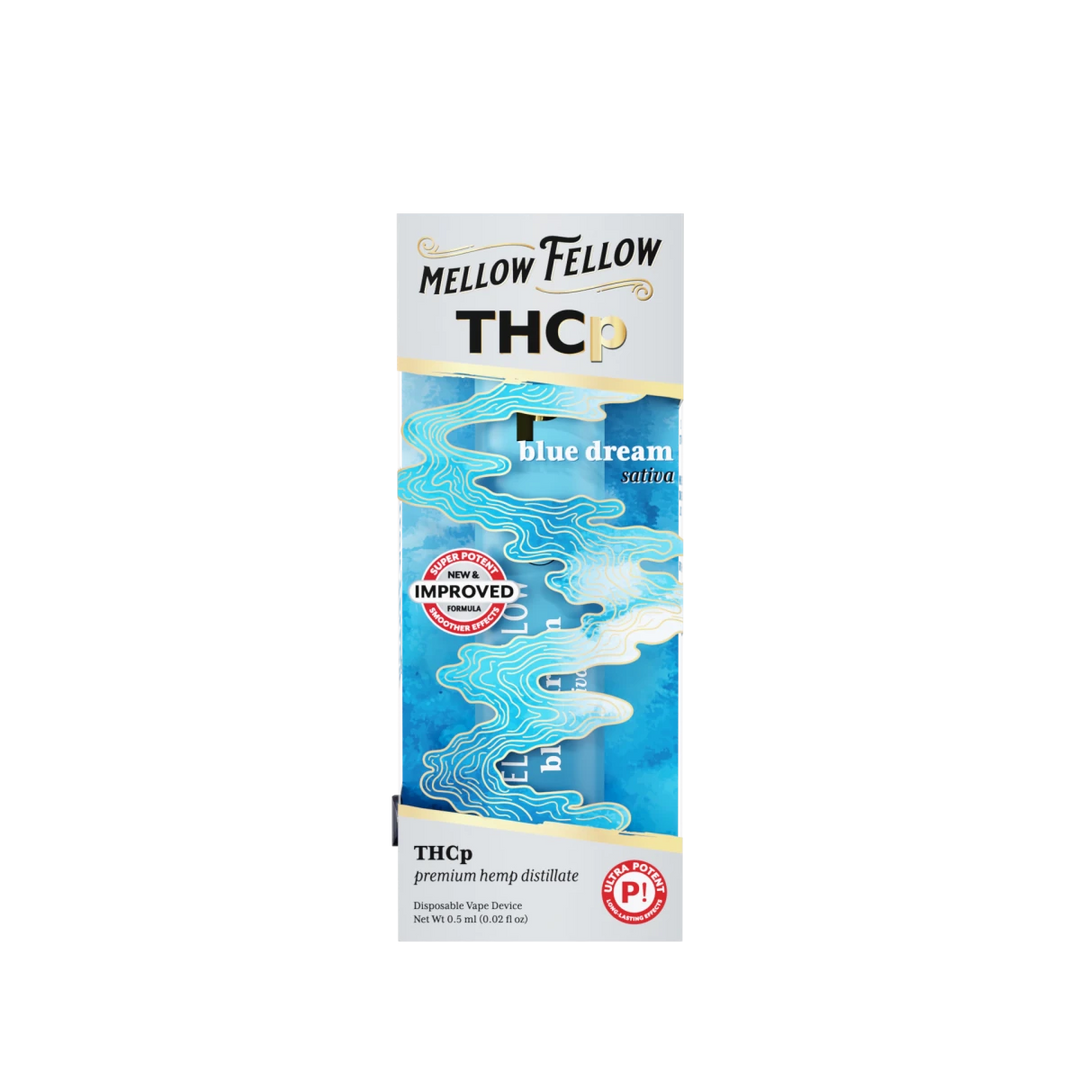 THCp 0.5g Disposable Vape - Blue Dream (Sativa) - Mellow Fellow THCp 0.5g Disposable Vape - Blue Dream (Sativa) - Mellow Fellow
