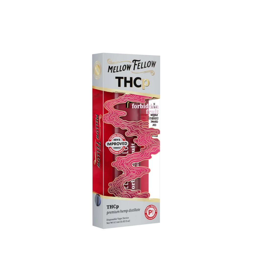 THCp 0.5g Disposable Vape - Forbidden Fruit (Indica) - Mellow Fellow