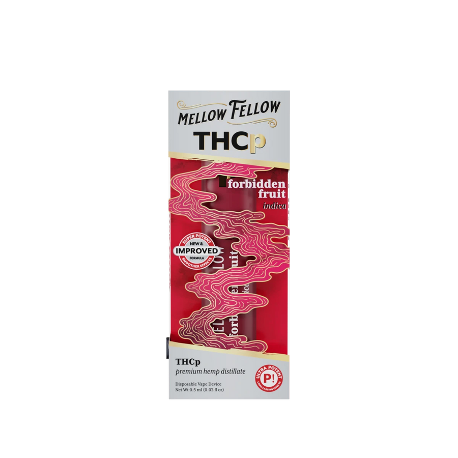 THCp 0.5g Disposable Vape - Forbidden Fruit (Indica) - Mellow Fellow