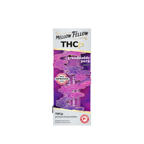 THCp 0.5g Disposable Vape - Granddaddy Purp (Indica)