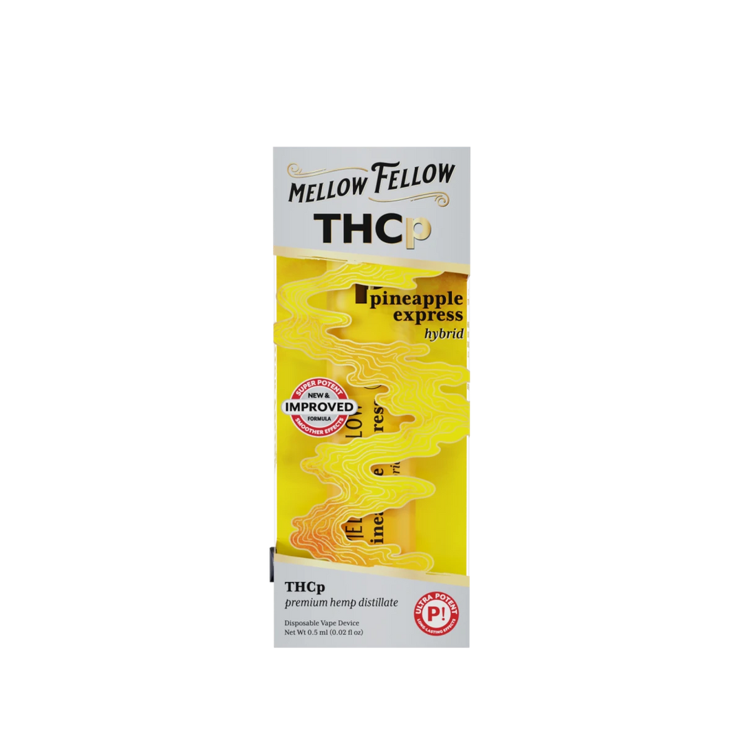 THCp 0.5g Disposable Vape - Pineapple Express (Hybrid) - Mellow Fellow THCp 0.5g Disposable Vape - Pineapple Express (Hybrid) - Mellow Fellow