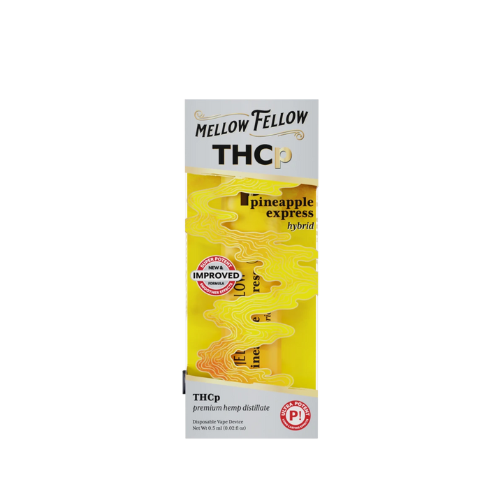 THCp 0.5g Disposable Vape - Pineapple Express (Hybrid) - Mellow Fellow