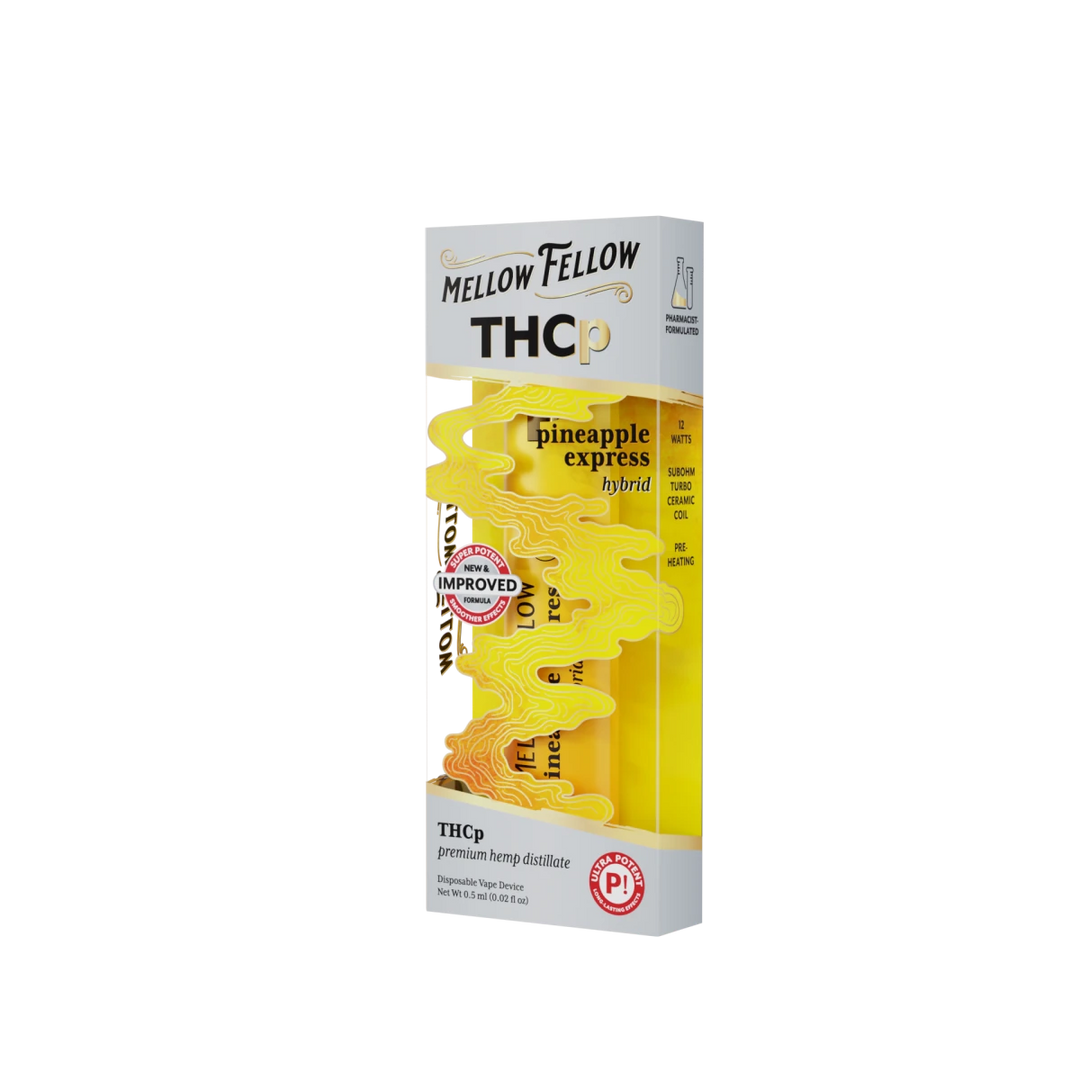 THCp 0.5g Disposable Vape - Pineapple Express (Hybrid) - Mellow Fellow