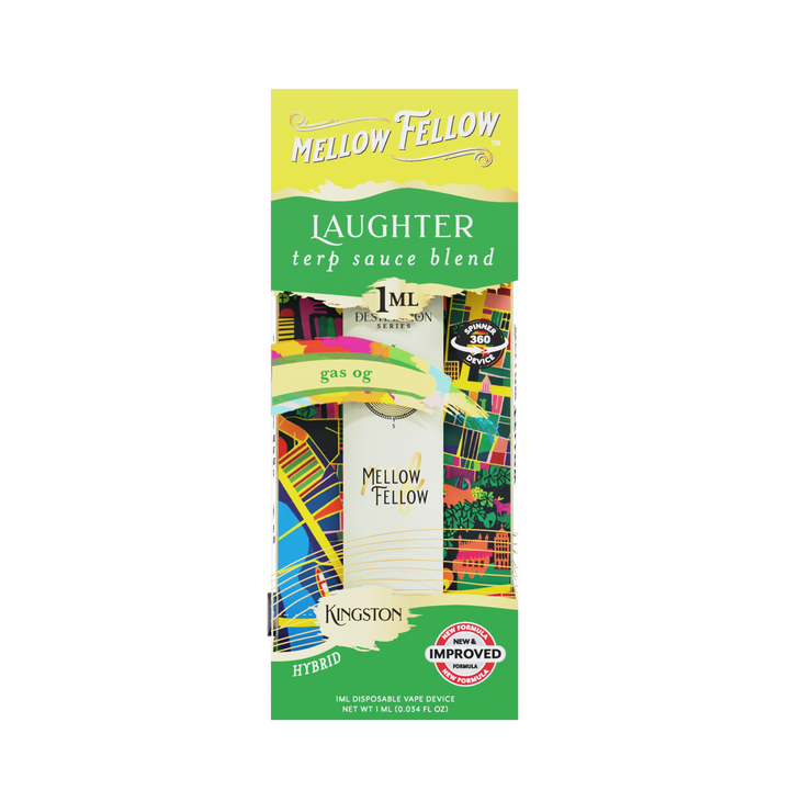 Laughter Blend - Terp Sauce 1ml Disposable Spinner Vape - Gas OG (Hybrid)