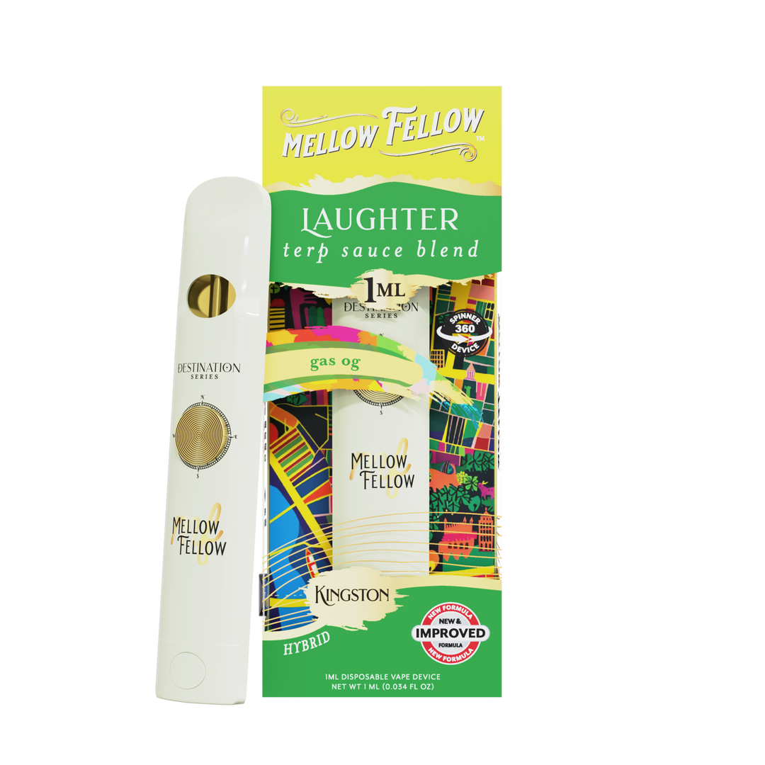 Laughter Blend - Terp Sauce 1ml Disposable Spinner Vape - Gas OG (Hybrid)