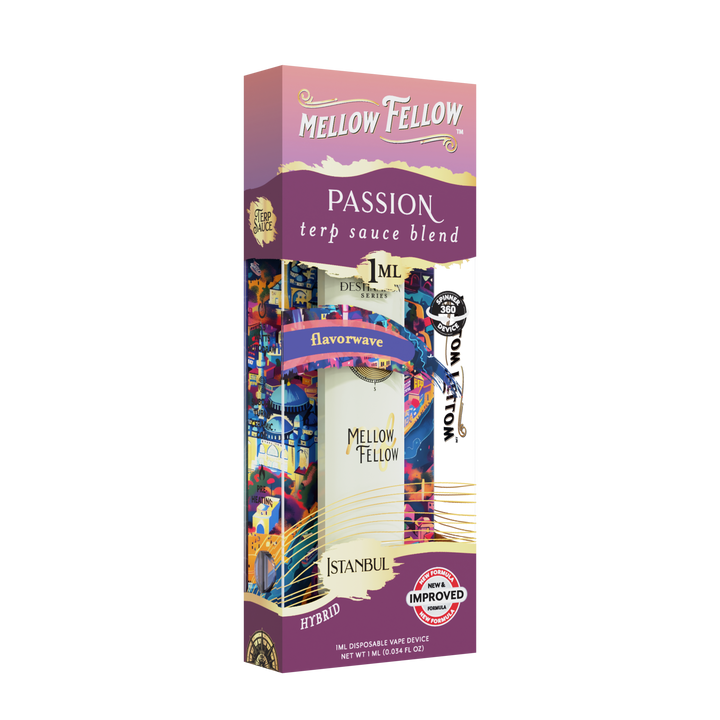 Passion Blend - Terp Sauce 1ml Disposable Spinner Vape - Flavorwave (Hybrid)