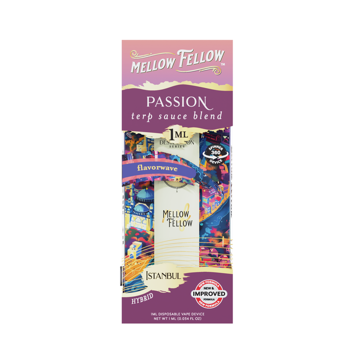 Passion Blend - Terp Sauce 1ml Disposable Spinner Vape - Flavorwave (Hybrid)