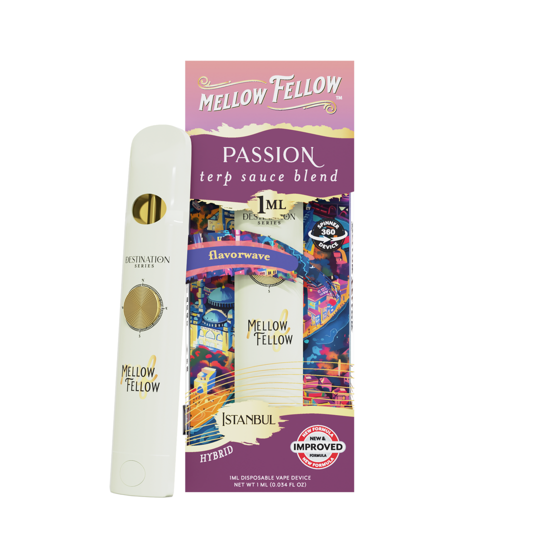 Passion Blend - Terp Sauce 1ml Disposable Spinner Vape - Flavorwave (Hybrid)