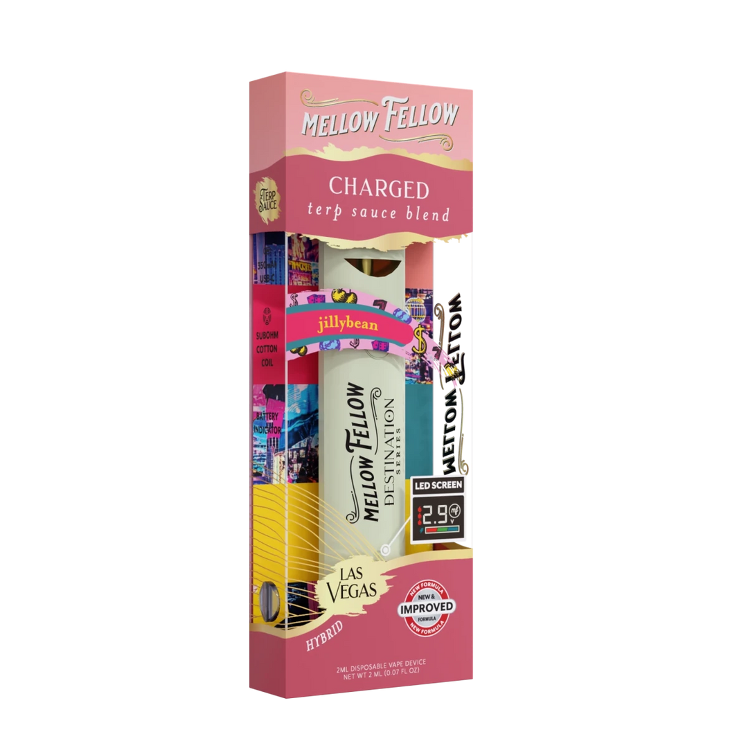 Charged Blend - Terp Sauce 2ml Disposable Vape - Jillybean (Hybrid) - Mellow Fellow
