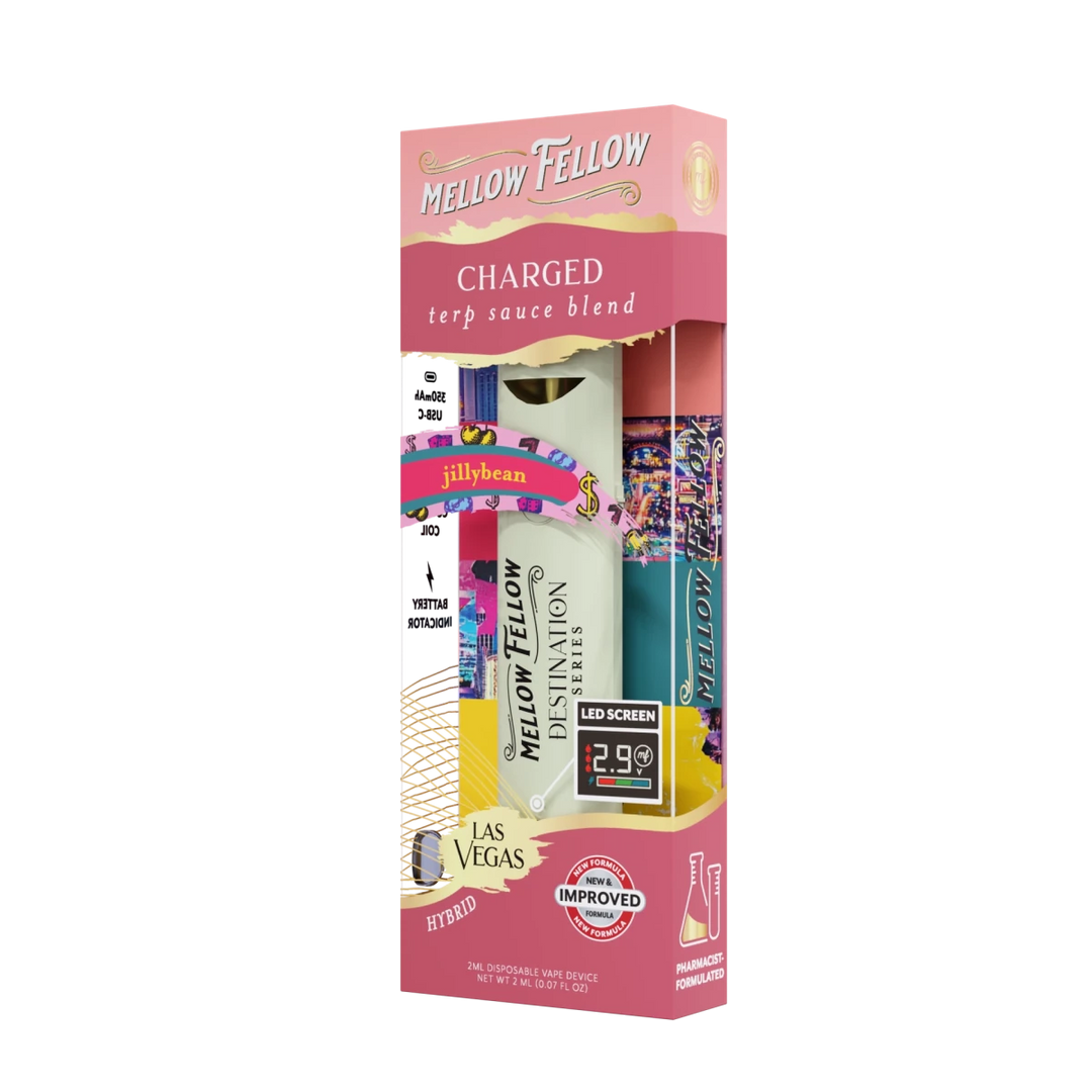 Charged Blend - Terp Sauce 2ml Disposable Vape - Jillybean (Hybrid) - Mellow Fellow