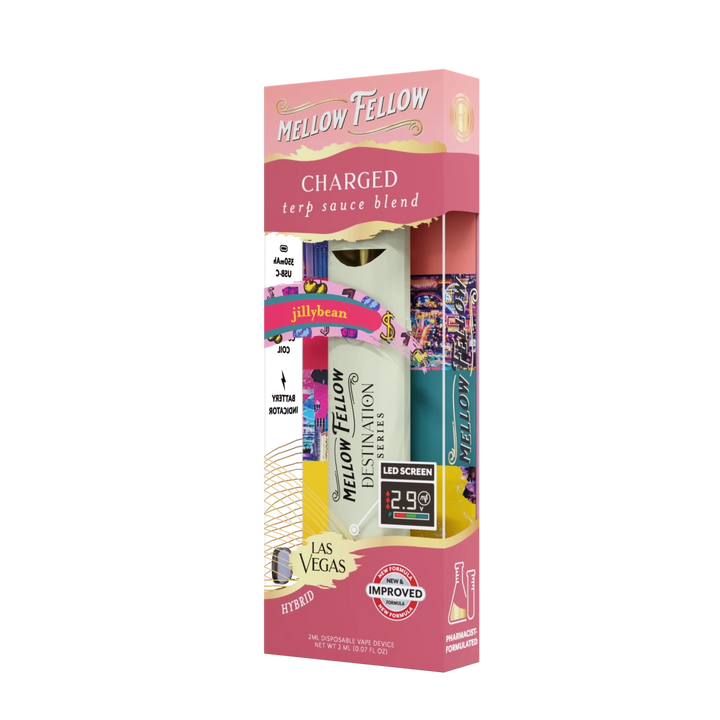 Charged Blend - Terp Sauce 2ml Disposable Vape - Jillybean (Hybrid) - Mellow Fellow
