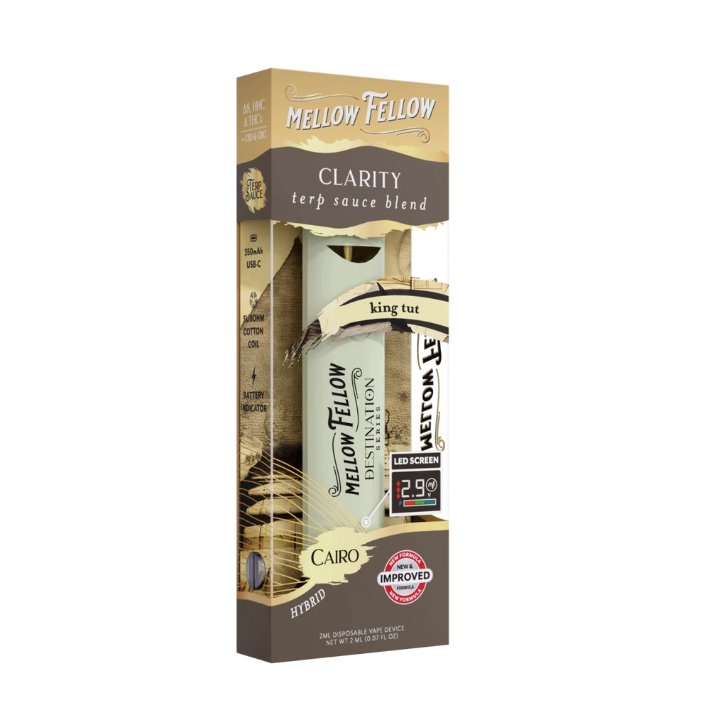 Clarity Blend - Terp Sauce 2ml Disposable Vape - King Tut (Hybrid) - Mellow Fellow