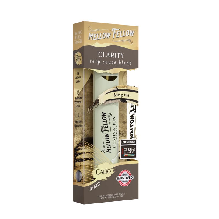 Clarity Blend - Terp Sauce 2ml Disposable Vape - King Tut (Hybrid) - Mellow Fellow