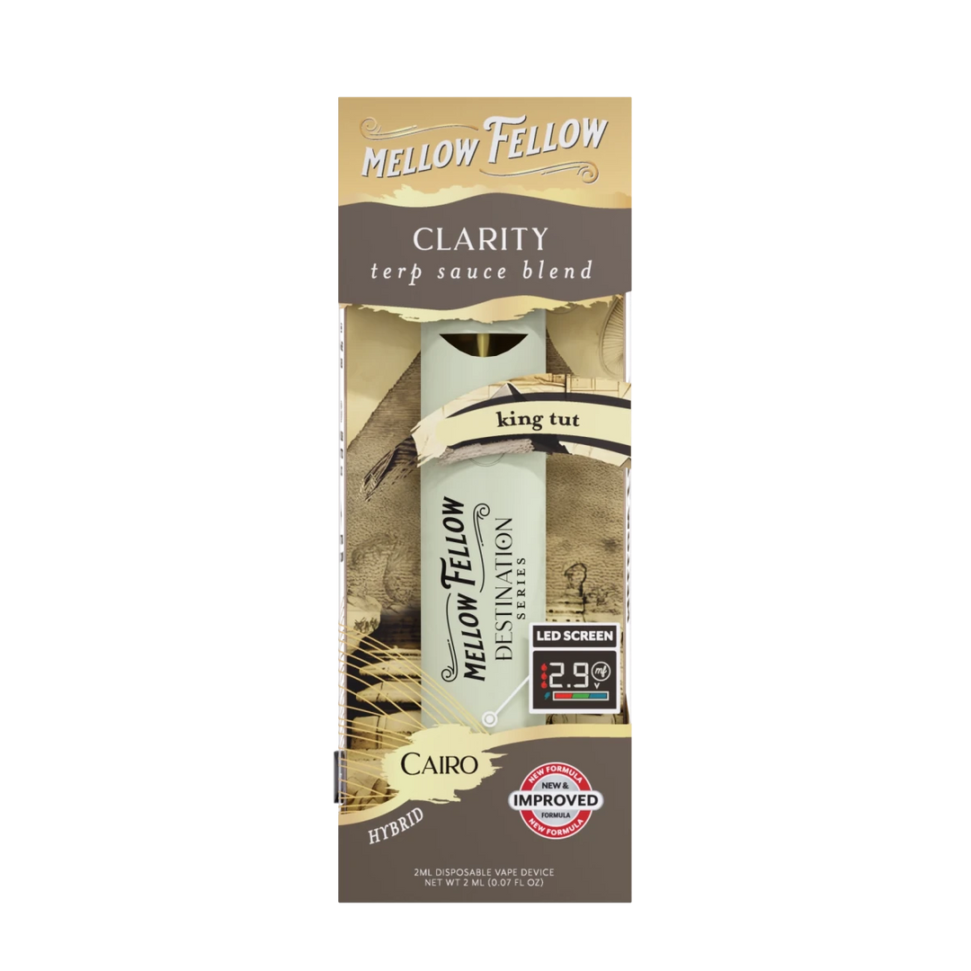 Clarity Blend - Terp Sauce 2ml Disposable Vape - King Tut (Hybrid) - Mellow Fellow