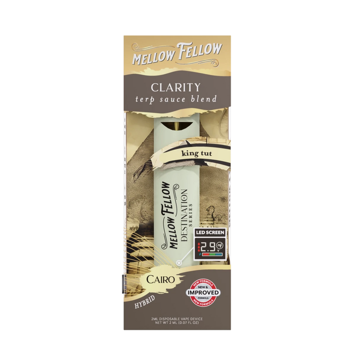 Clarity Blend - Terp Sauce 2ml Disposable Vape - King Tut (Hybrid) - Mellow Fellow