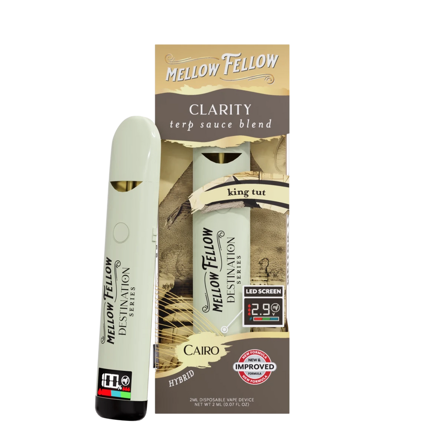 Clarity Blend - Terp Sauce 2ml Disposable Vape - King Tut (Hybrid) - Mellow Fellow