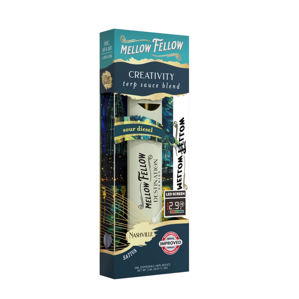 Creativity Blend - Terp Sauce 2ml Disposable Vape - Sour Diesel (Sativa) - Mellow Fellow