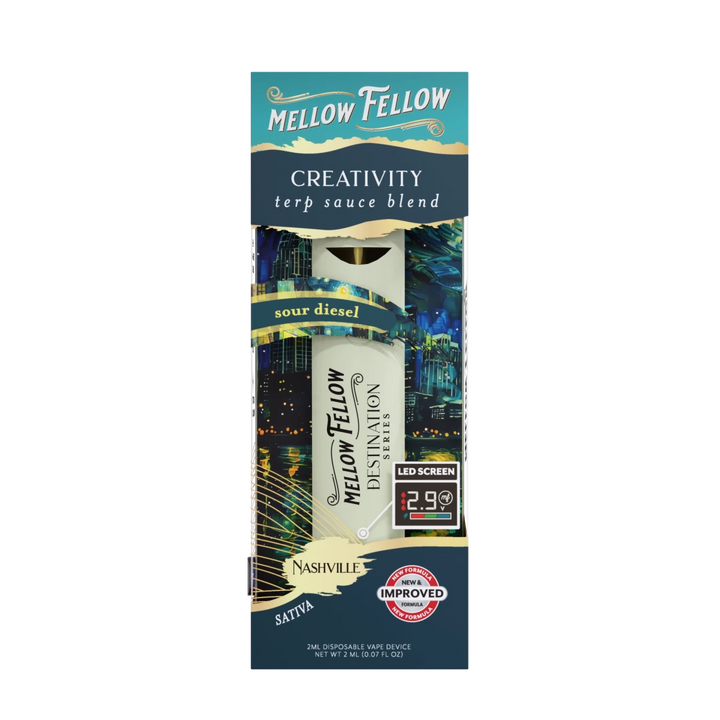 Creativity Blend - Terp Sauce 2ml Disposable Vape - Sour Diesel (Sativa) - Mellow Fellow