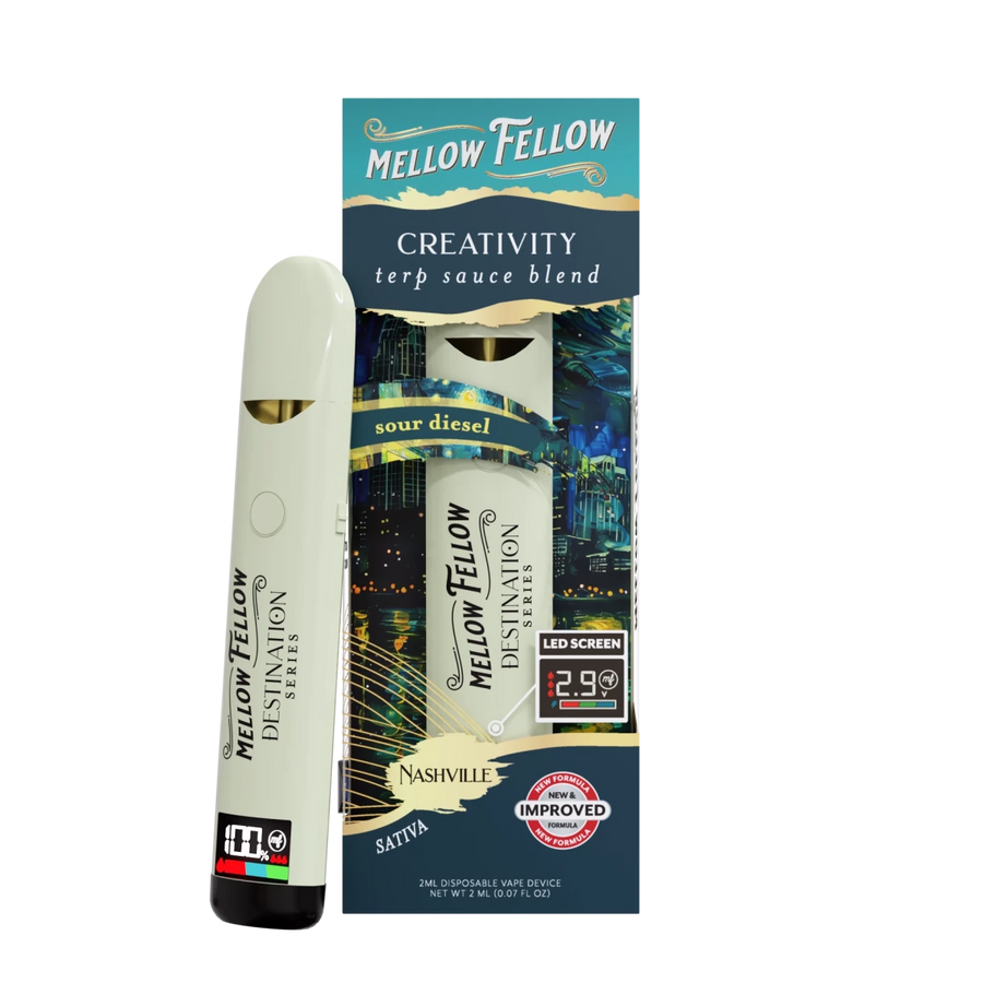 Creativity Blend - Terp Sauce 2ml Disposable Vape - Sour Diesel (Sativa) - Mellow Fellow