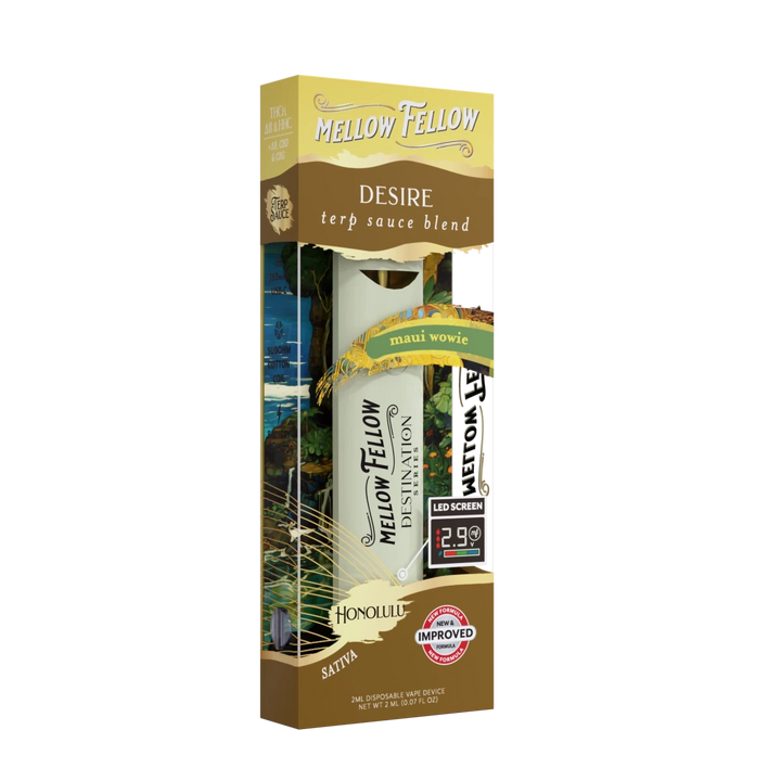 Desire Blend - Terp Sauce 2ml Disposable Vape - Maui Wowie (Sativa) - Mellow Fellow
