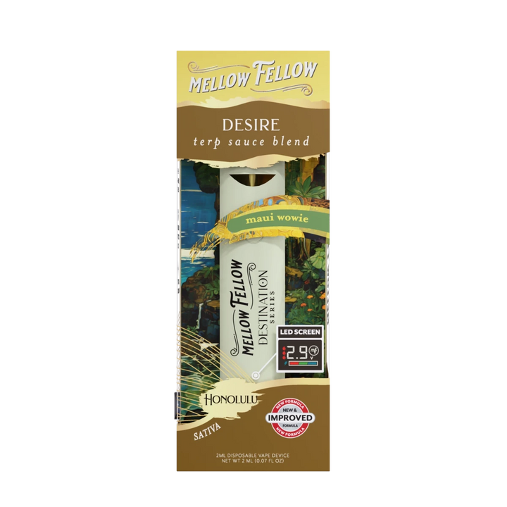 Desire Blend - Terp Sauce 2ml Disposable Vape - Maui Wowie (Sativa) - Mellow Fellow