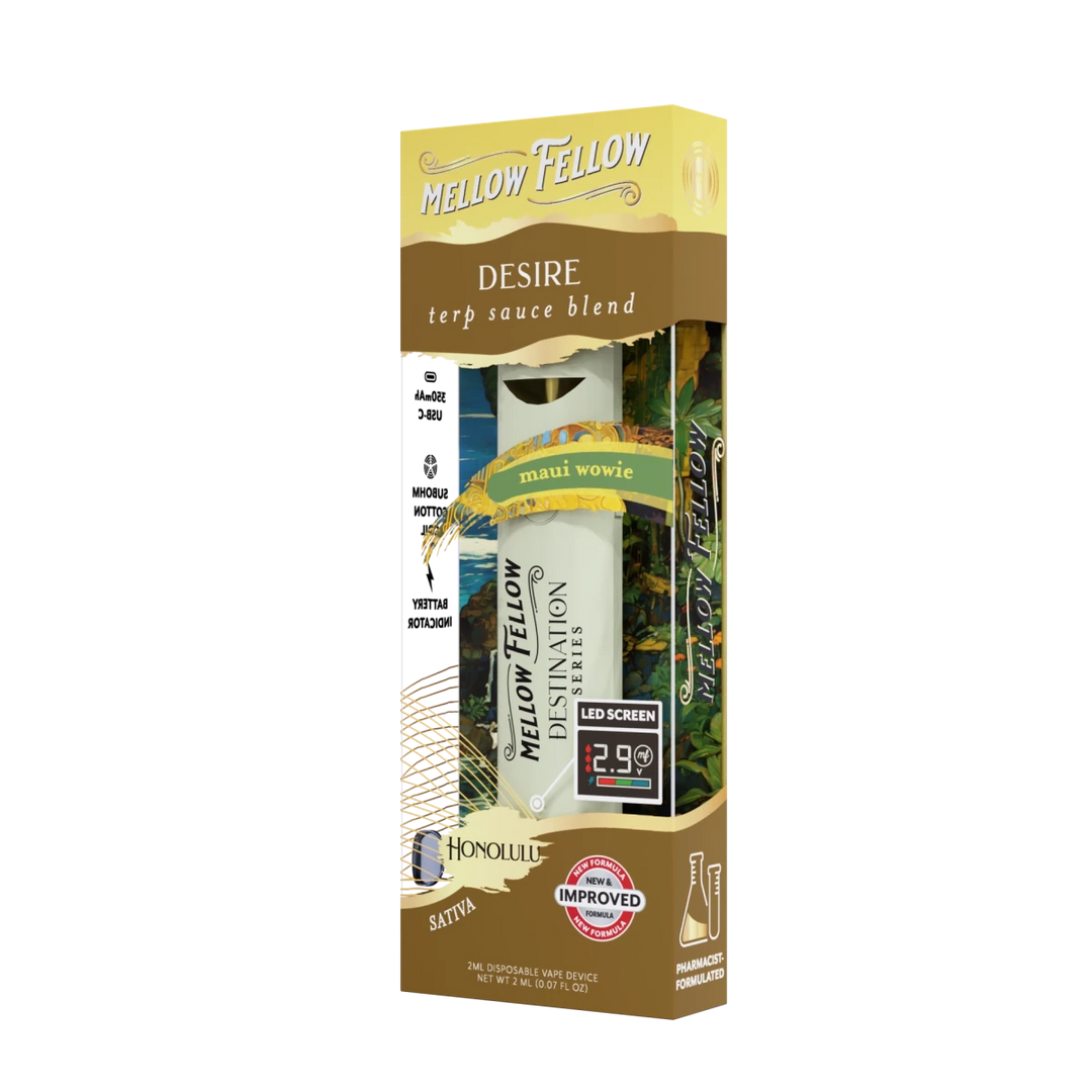 Desire Blend - Terp Sauce 2ml Disposable Vape - Maui Wowie (Sativa) - Mellow Fellow