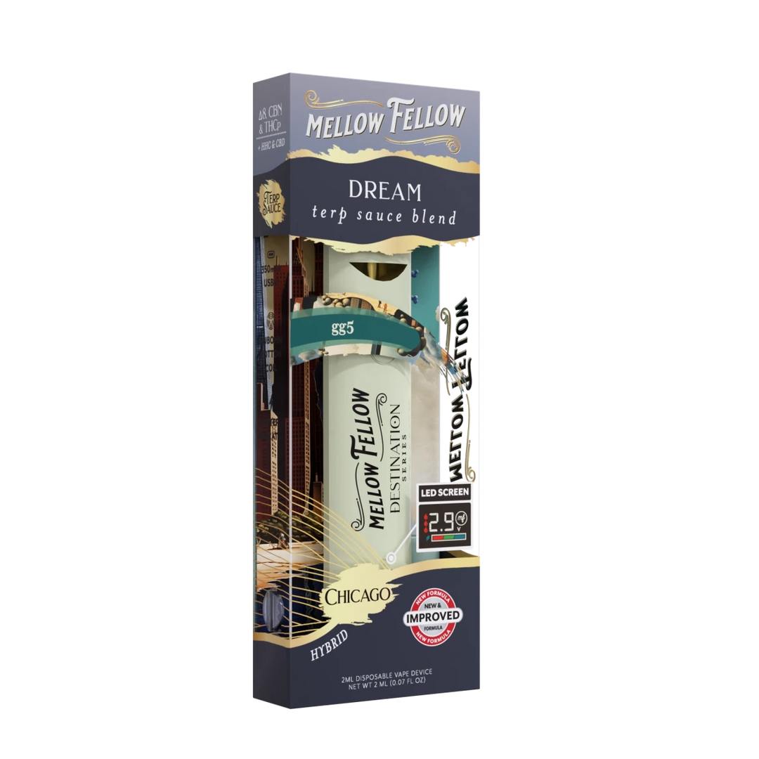 Dream Blend - Terp Sauce 2ml Disposable Vape - GG5 (Hybrid) - Mellow Fellow