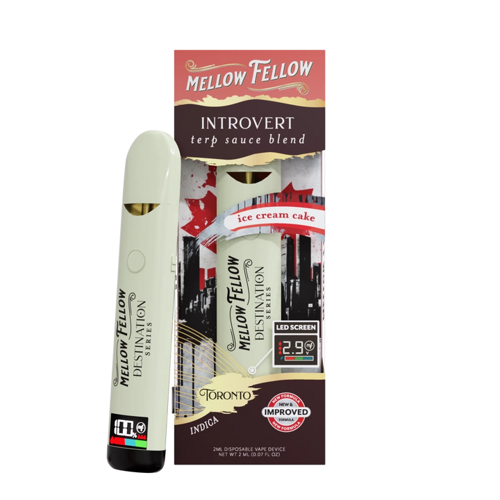Introvert Blend - Terp Sauce 2ml Disposable Vape - Ice Cream Cake (Indica) - Mellow Fellow