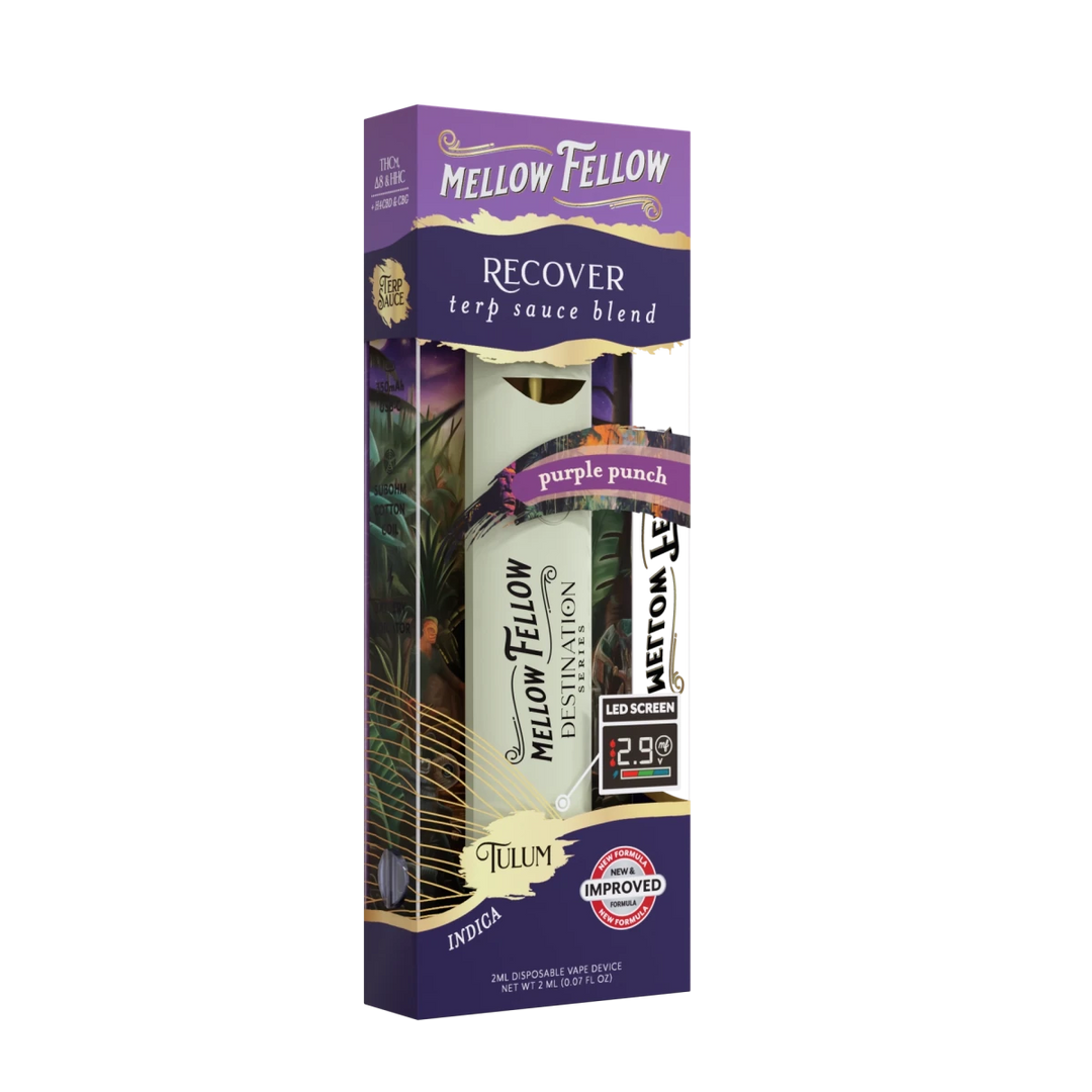 Recover Blend - Terp Sauce 2ml Disposable Vape - Purple Punch (Indica) - Mellow Fellow