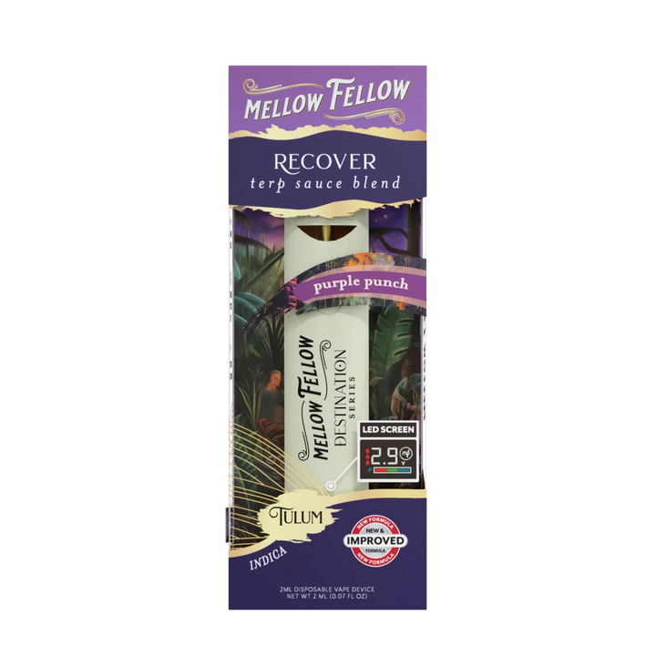 Recover Blend - Terp Sauce 2ml Disposable Vape - Purple Punch (Indica) - Mellow Fellow