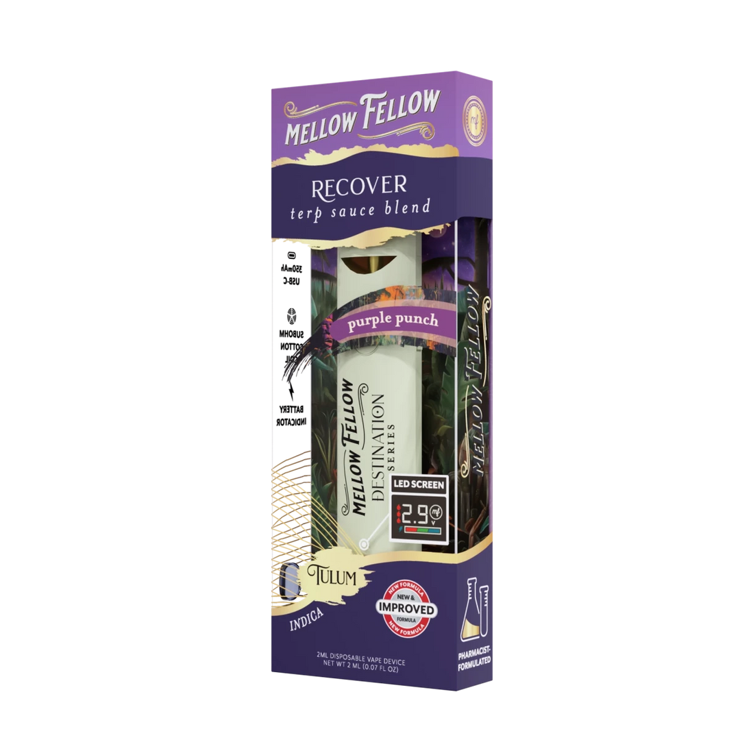 Recover Blend - Terp Sauce 2ml Disposable Vape - Purple Punch (Indica) - Mellow Fellow