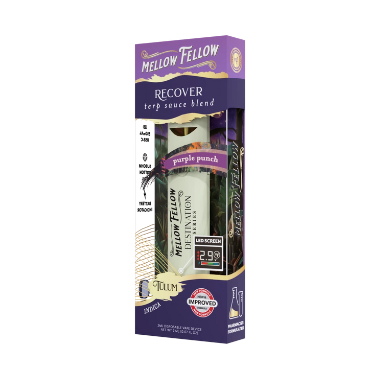 Recover Blend - Terp Sauce 2ml Disposable Vape - Purple Punch (Indica) - Mellow Fellow
