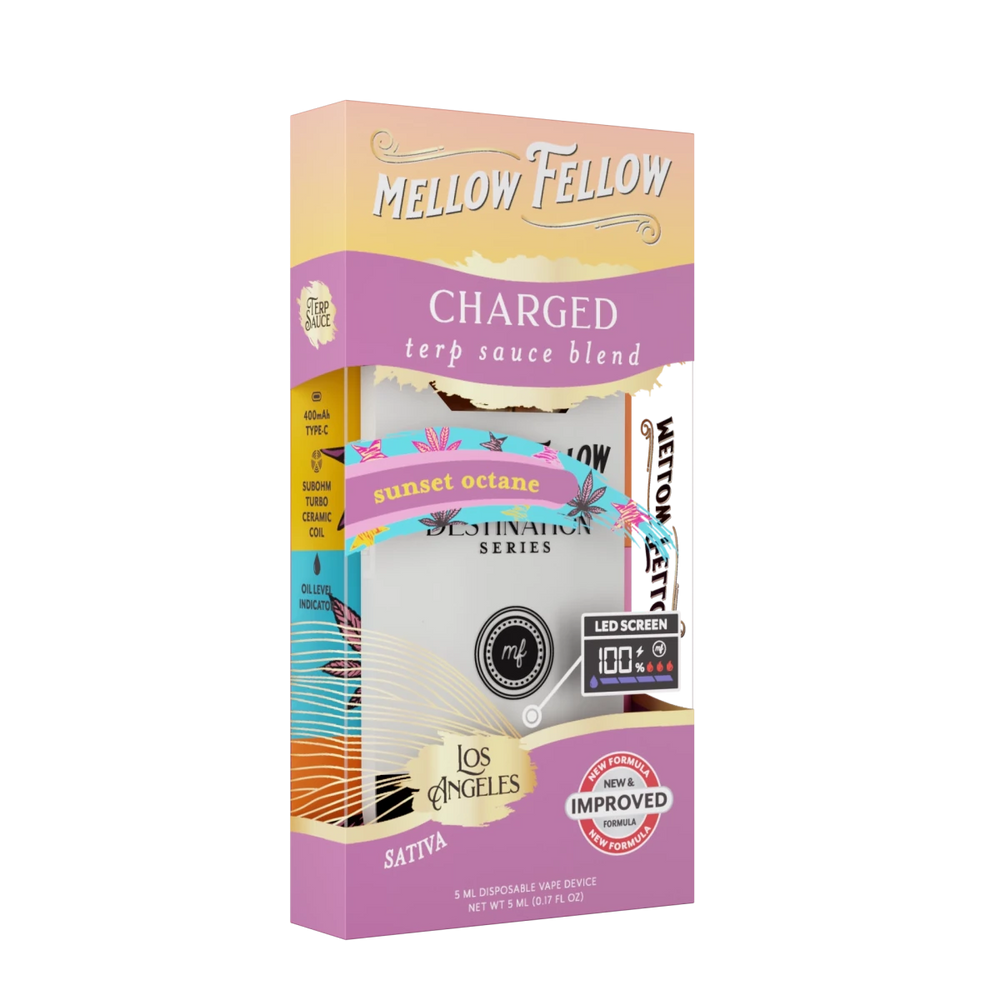 Charged Blend - Terp Sauce 5ml Disposable Vape - Sunset Octane (Sativa) - Mellow Fellow