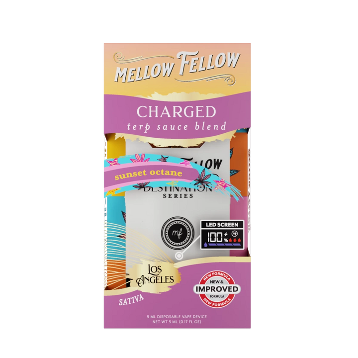 Charged Blend - Terp Sauce 5ml Disposable Vape - Sunset Octane (Sativa) - Mellow Fellow