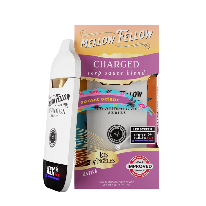 Charged Blend - Terp Sauce 5ml Disposable Vape - Sunset Octane (Sativa) - Mellow Fellow