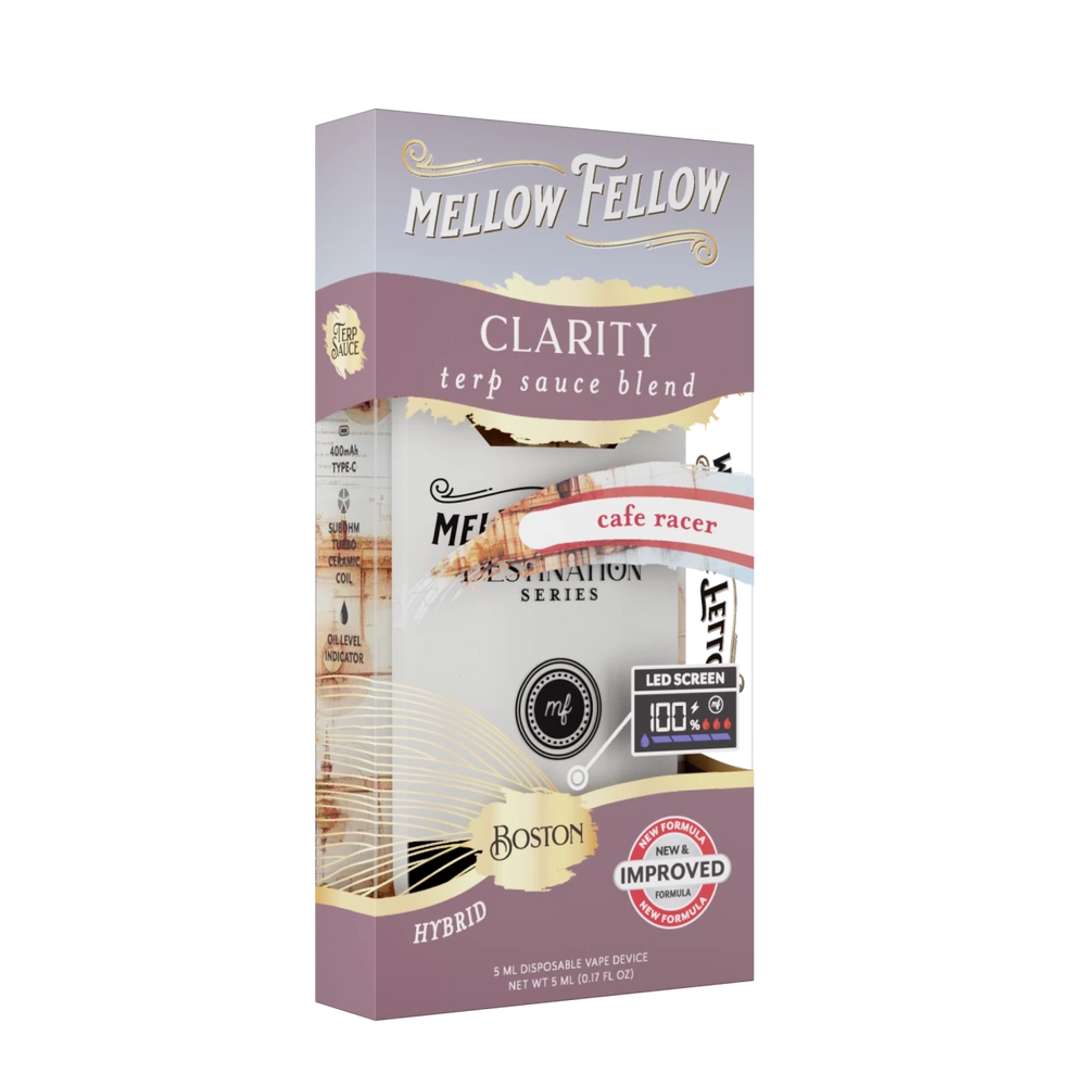 Clarity Blend - Terp Sauce 5ml Disposable Vape - Cafe Racer (Hybrid) - Mellow Fellow