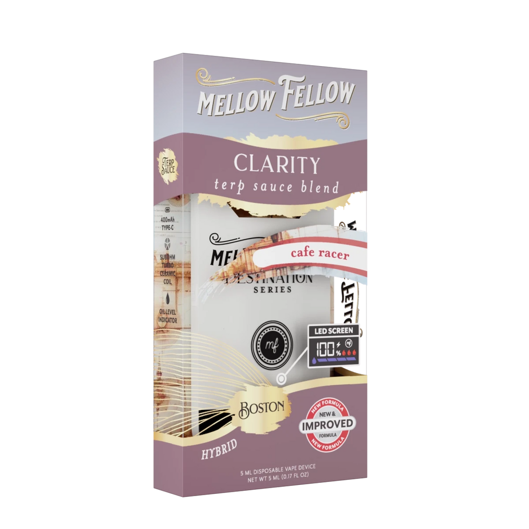 Clarity Blend - Terp Sauce 5ml Disposable Vape - Cafe Racer (Hybrid) - Mellow Fellow