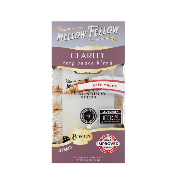 Clarity Blend - Terp Sauce 5ml Disposable Vape - Cafe Racer (Hybrid) - Mellow Fellow