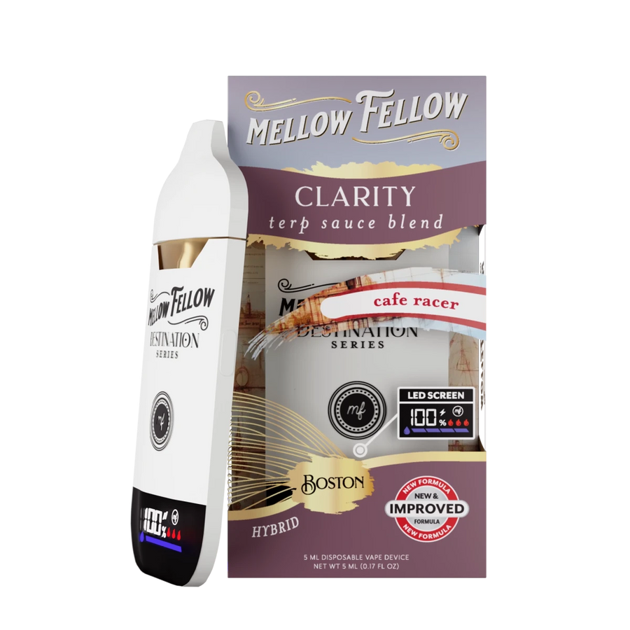 Clarity Blend - Terp Sauce 5ml Disposable Vape - Cafe Racer (Hybrid) - Mellow Fellow