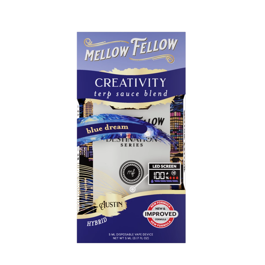 Creativity Blend - Terp Sauce 5ml Disposable Vape - Blue Dream (Hybrid) - Mellow Fellow
