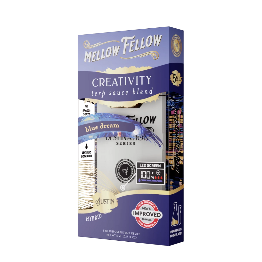 Creativity Blend - Terp Sauce 5ml Disposable Vape - Blue Dream (Hybrid) - Mellow Fellow