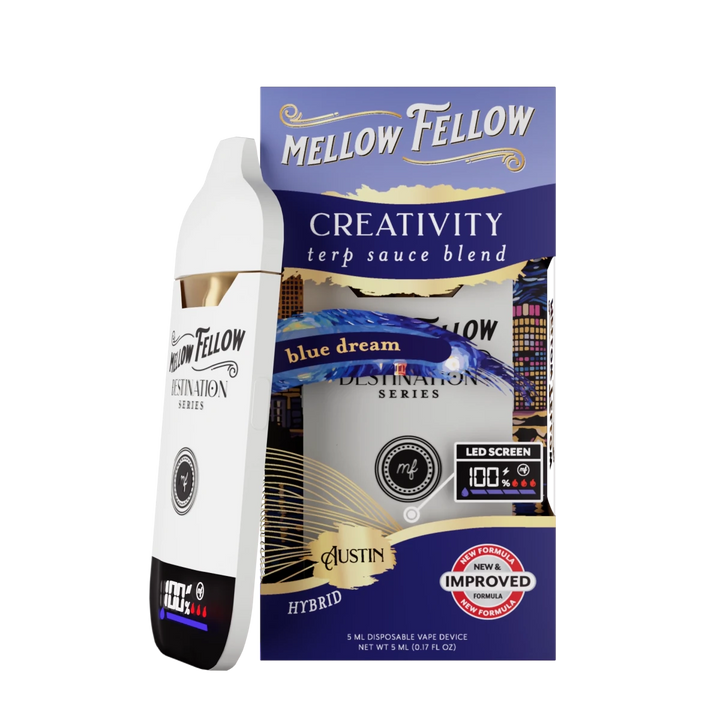 Creativity Blend - Terp Sauce 5ml Disposable Vape - Blue Dream (Hybrid) - Mellow Fellow